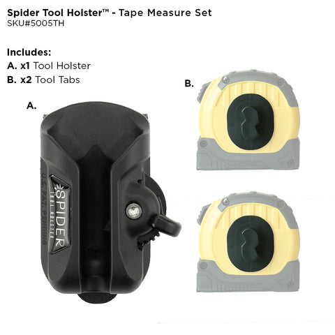 Spider Tool Holster TAPE MEASURE SET