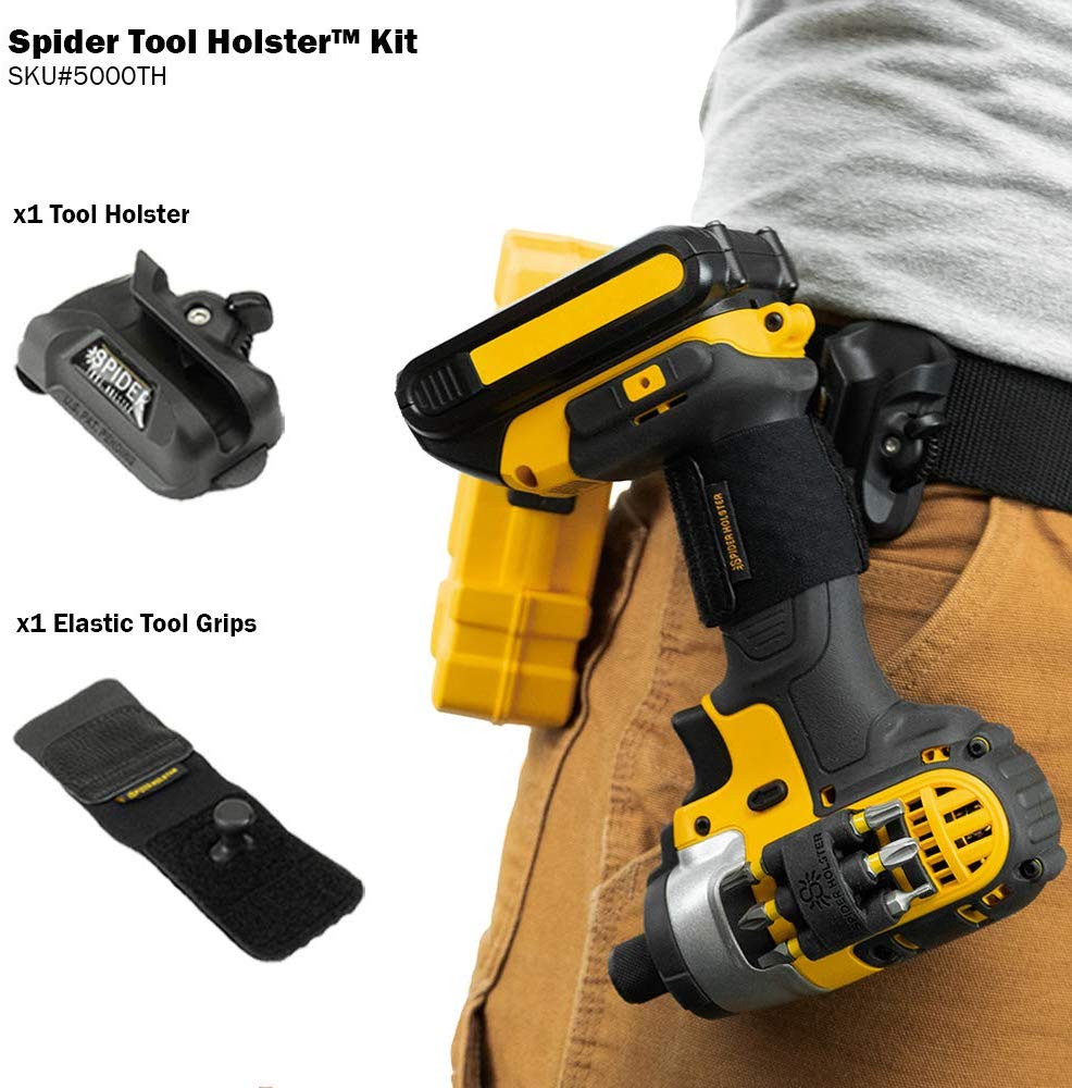 Spider Tool Holster Kit - Improve the way you carry and organize tools on your belt! - Tool Holster Store